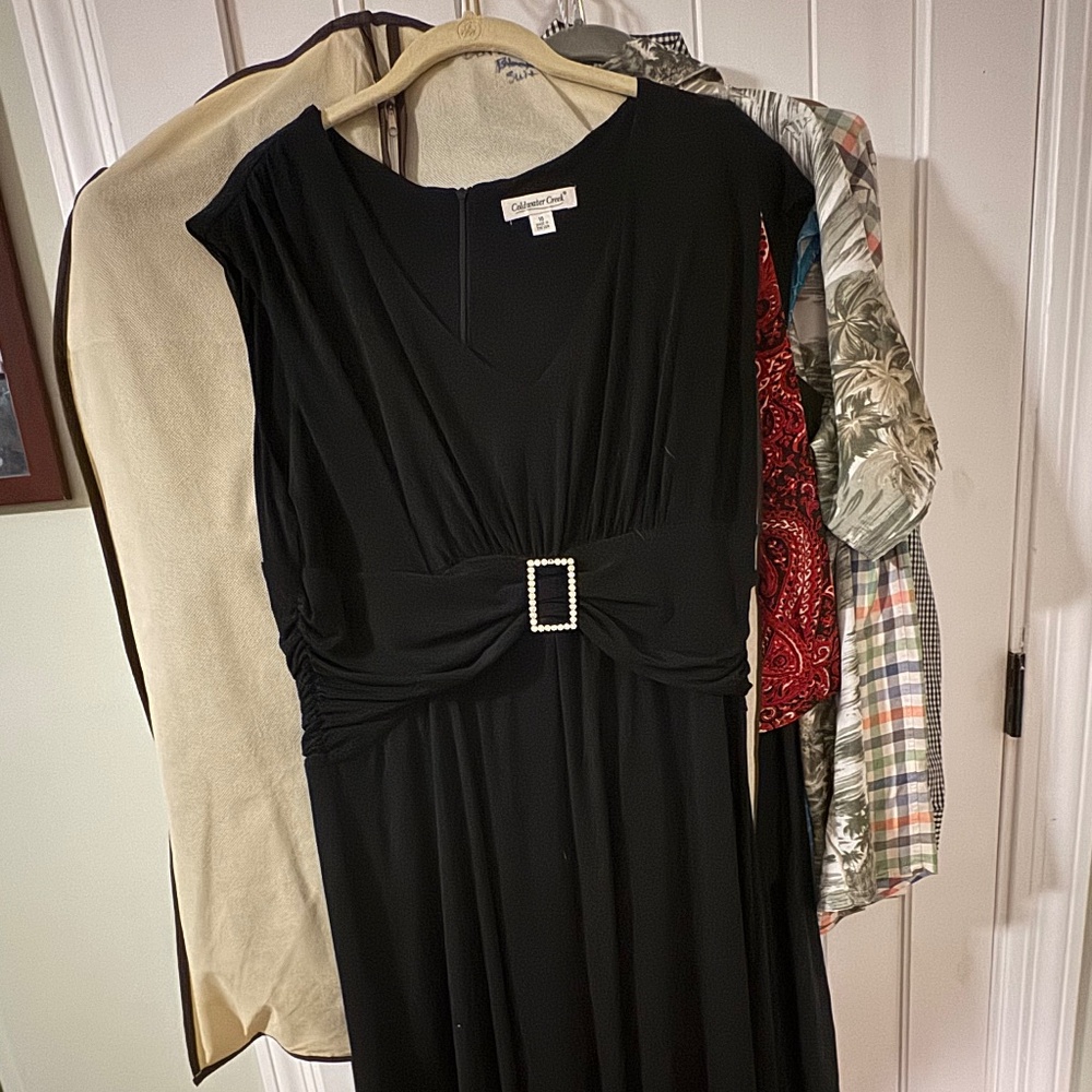 Coldwater Creek Black Cocktail Dress, Size 16